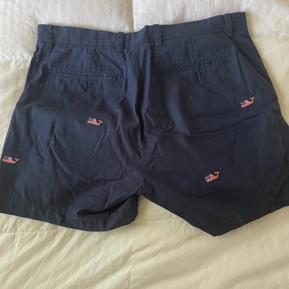 Vineyard Vines Blue and Pink Flat Front Shorts - Picture 4 of 4